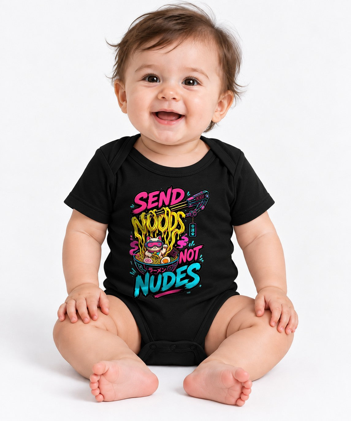 Send Noods Not Nudes - Black