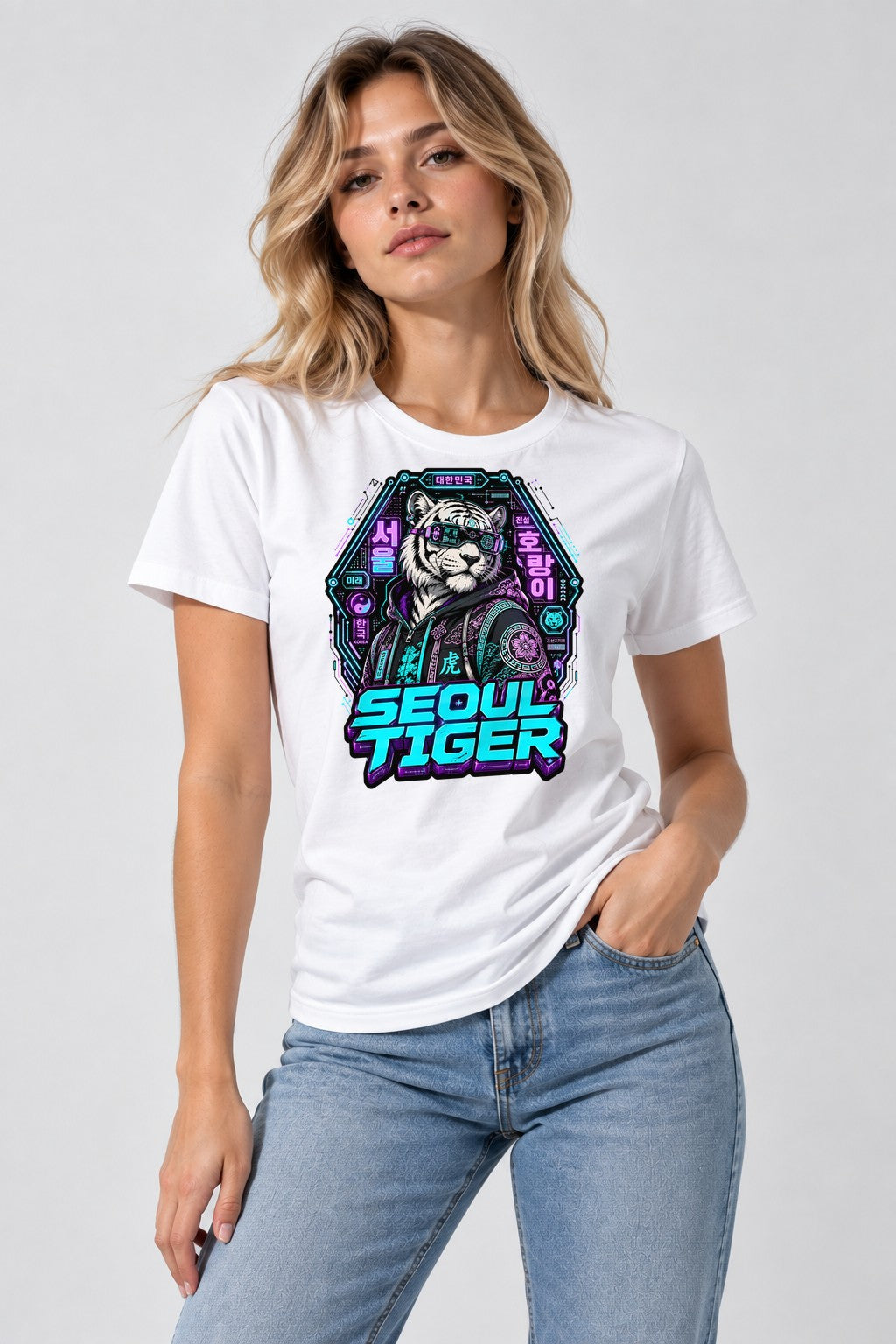 Seoul Tiger - White