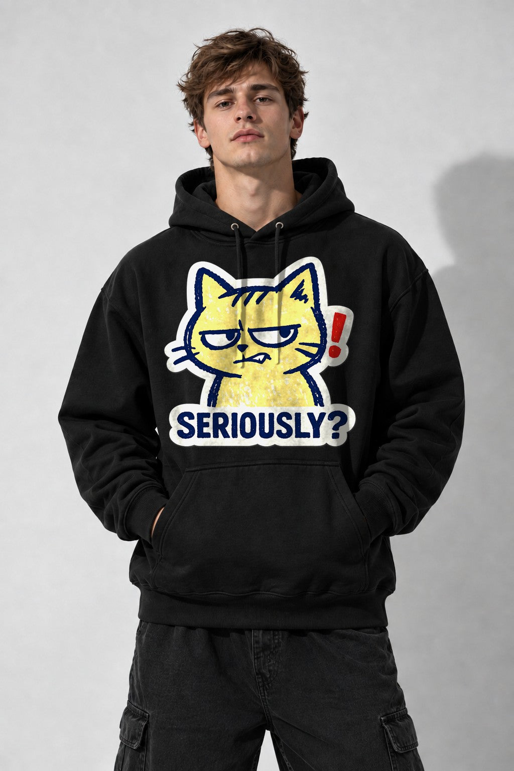 Seriously Grumpy Cat - Black