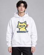Seriously Grumpy Cat - White