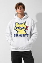 Seriously Side-Eye Cat - White