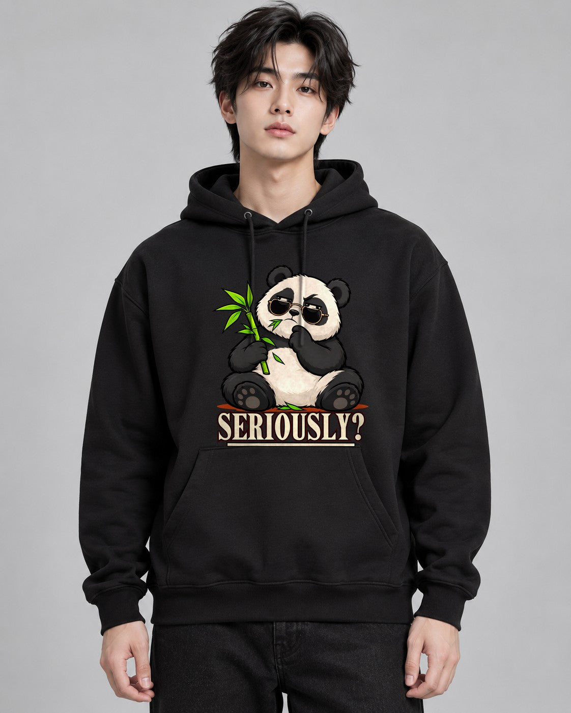 Seriously Panda - Black