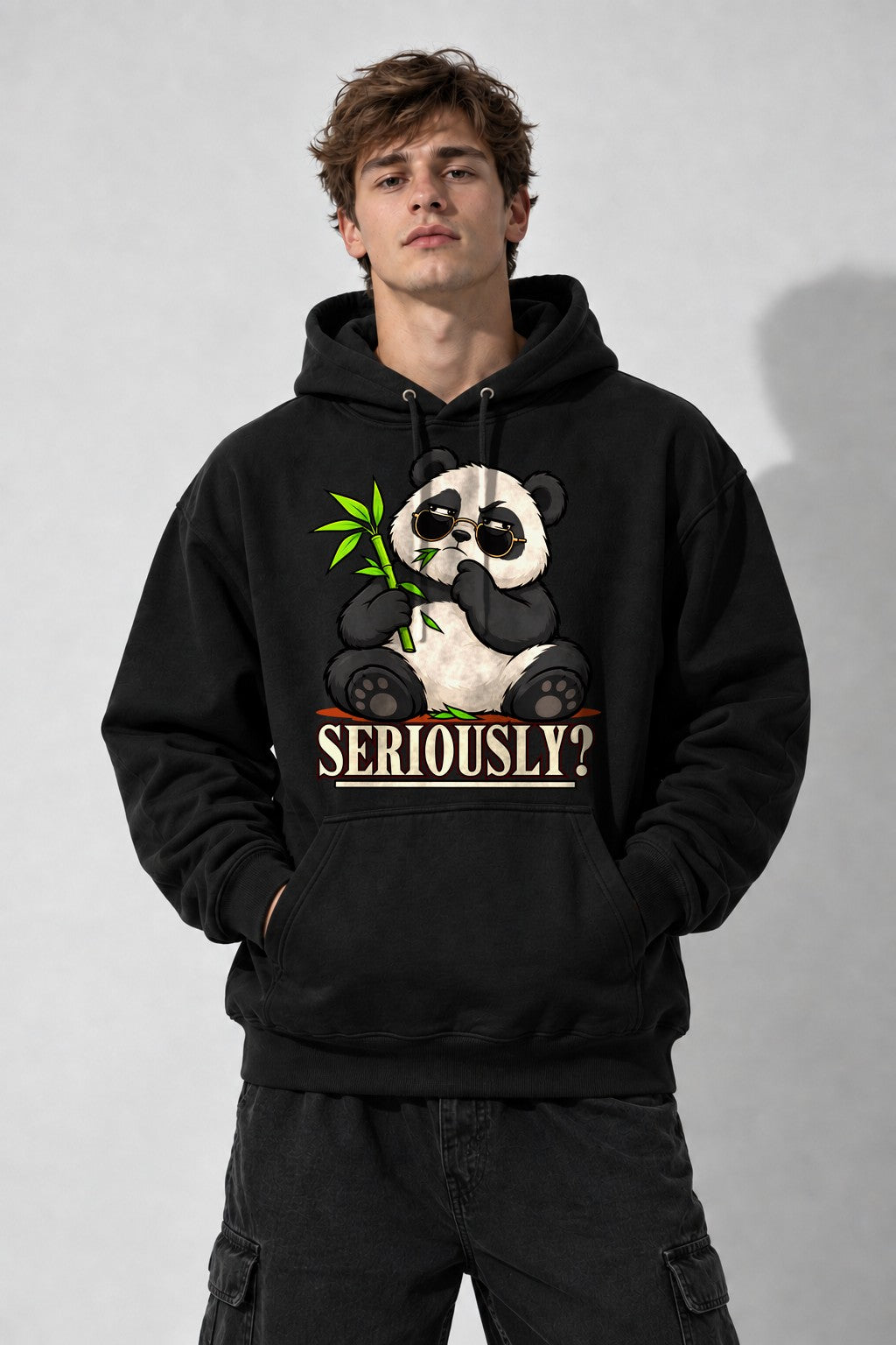 Seriously Panda - Black