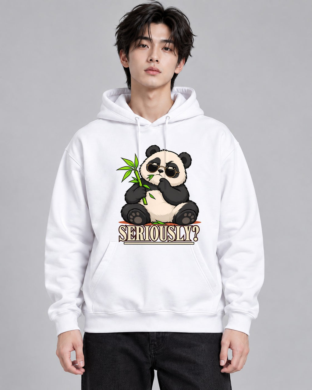 Seriously Panda - White