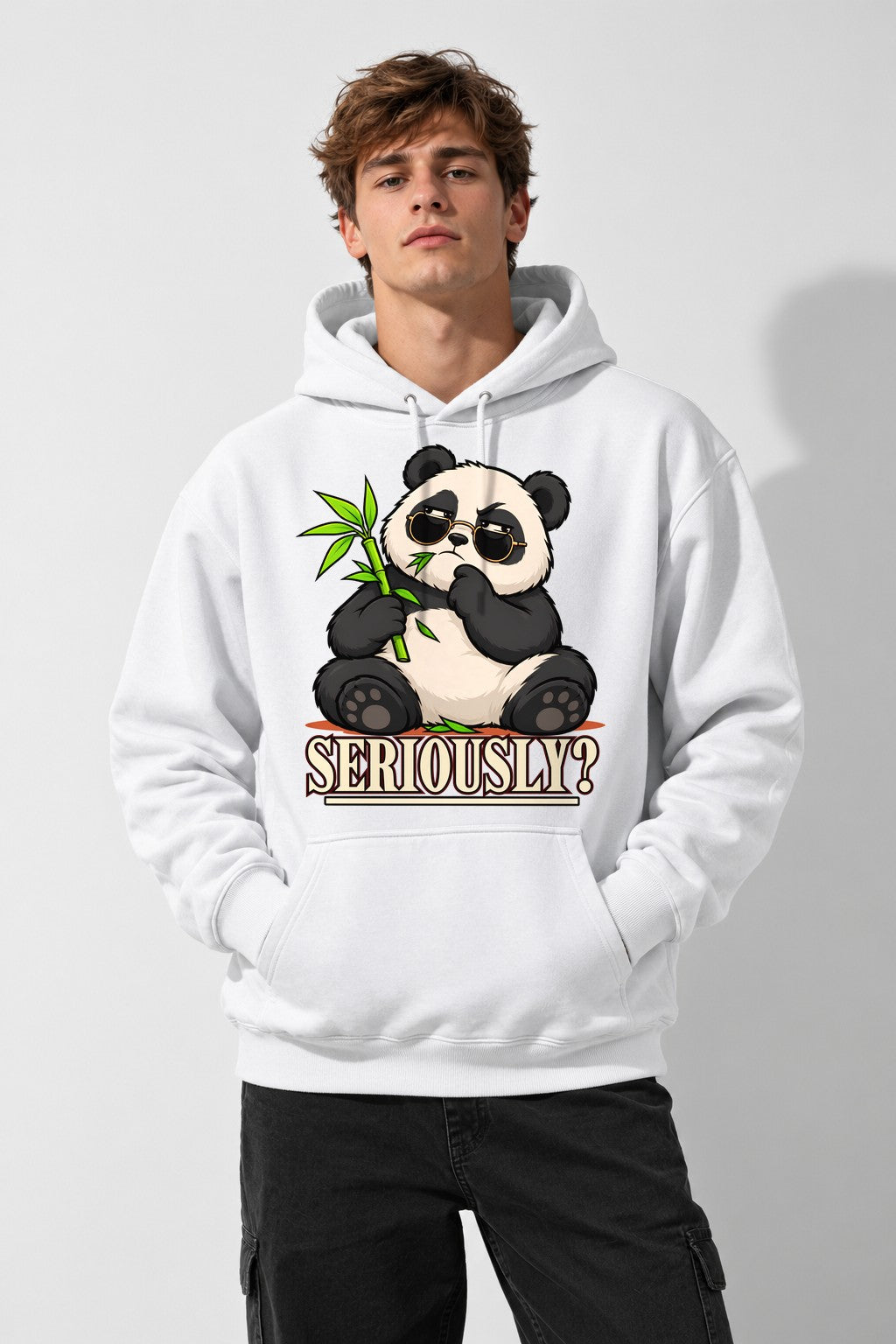 Seriously Panda - White