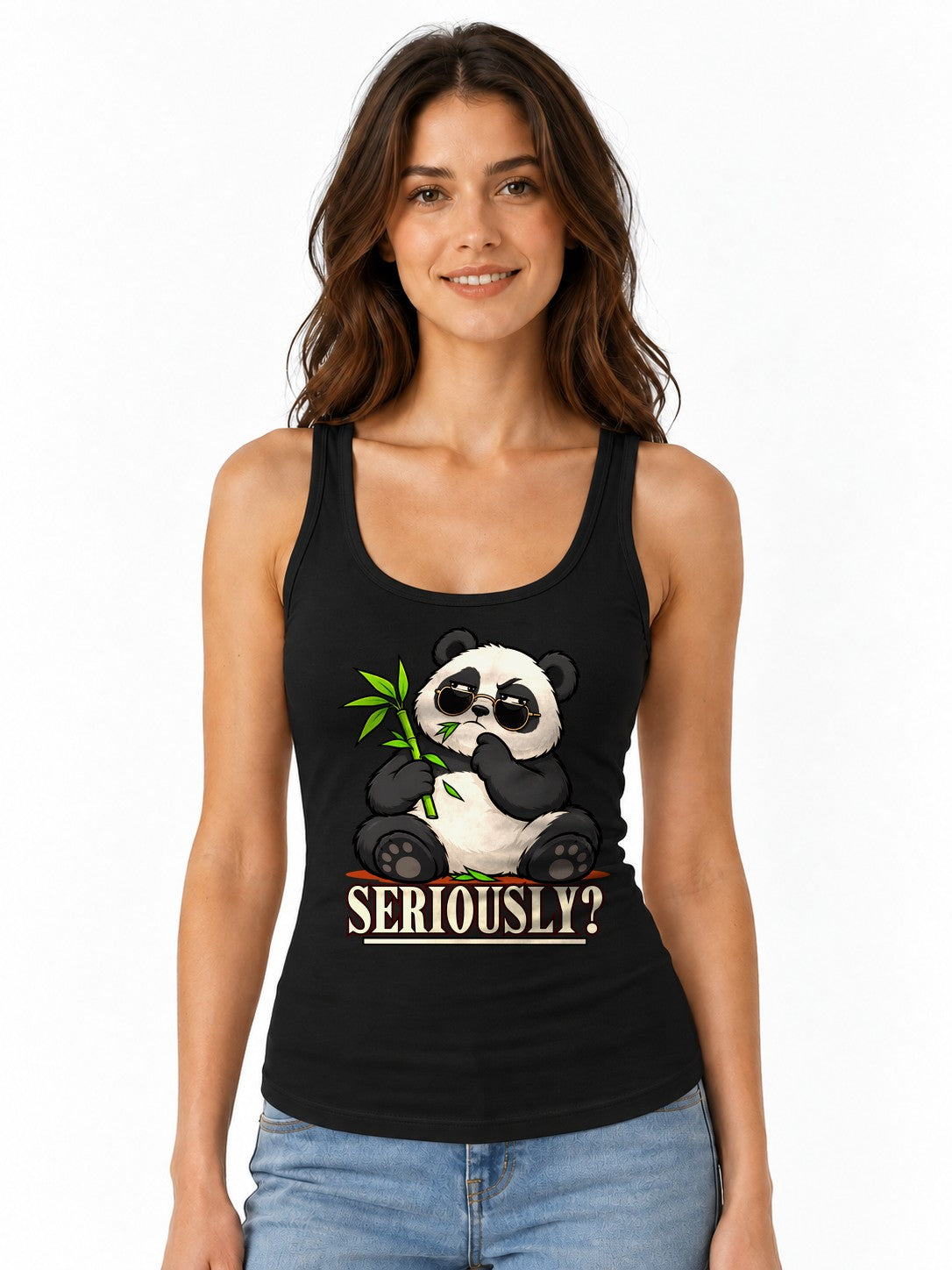Seriously Panda - Black