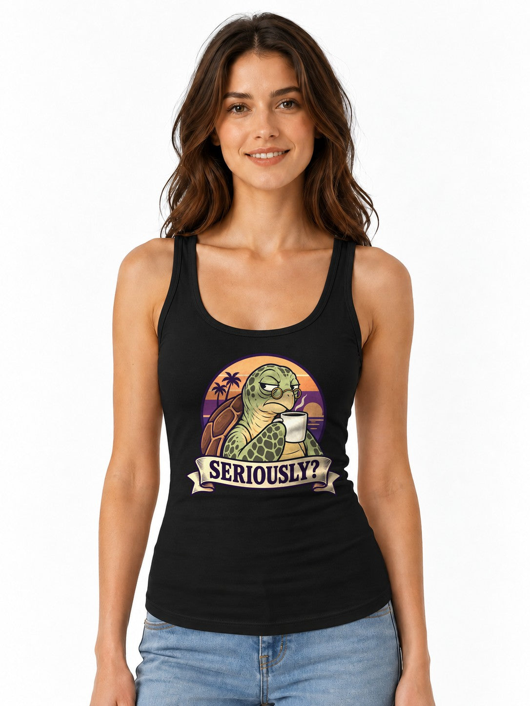 Seriously Turtle - Black