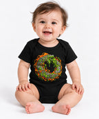 Serpent Ouroboros Flame - Black