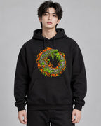 Serpent Ouroboros Flame - Black