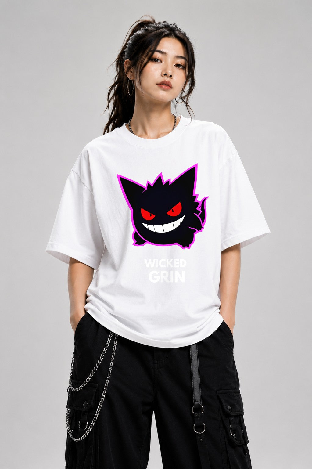 Shadow Creature Grin - White