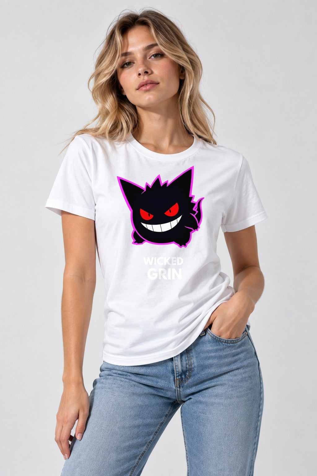 Shadow Creature Grin - White