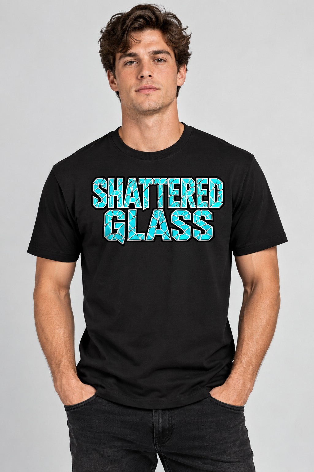 Shattered Glass - Black