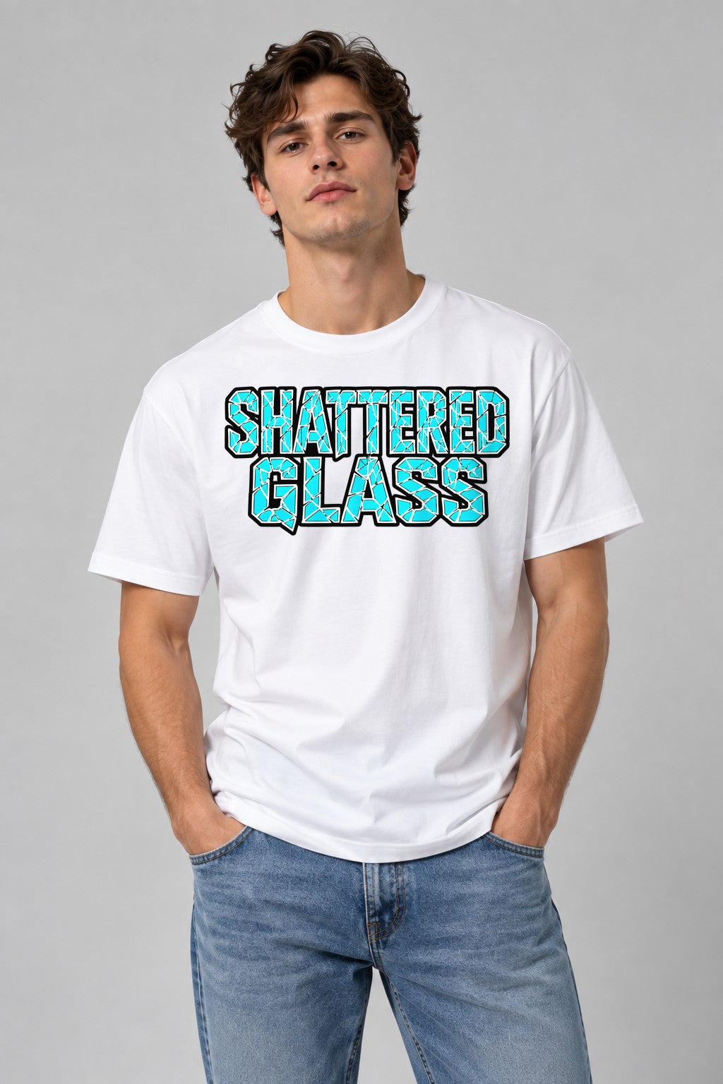 Shattered Glass - White