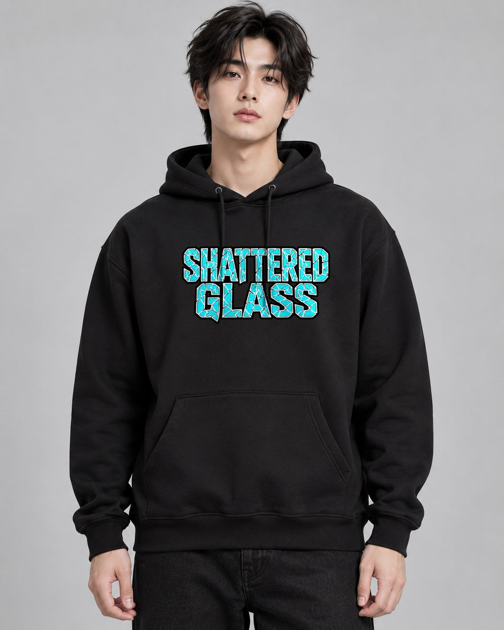 Shattered Glass Mosaic - Black