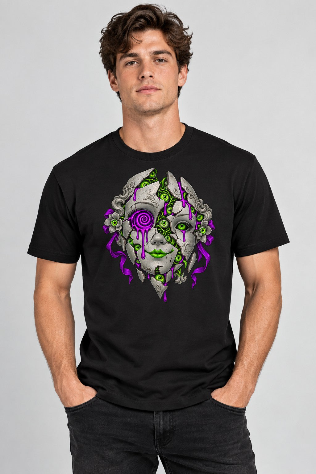 Shattered Mask Eyes - Black
