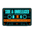 Side A Unreleased Cassette Tape T-Shirt Retro 80s Music Gift