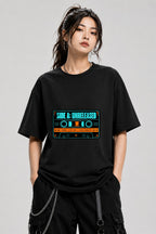 Side A Unreleased Cassette Tape T-Shirt Retro 80s Music Gift - Black
