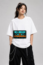 Side A Unreleased Cassette Tape T-Shirt Retro 80s Music Gift - White