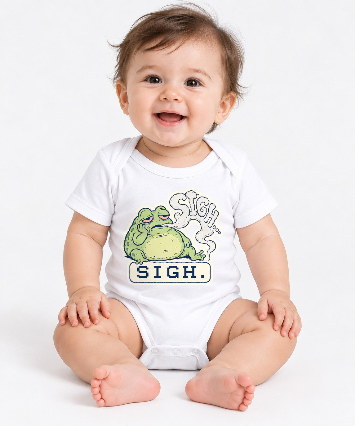 Sigh Frog - White