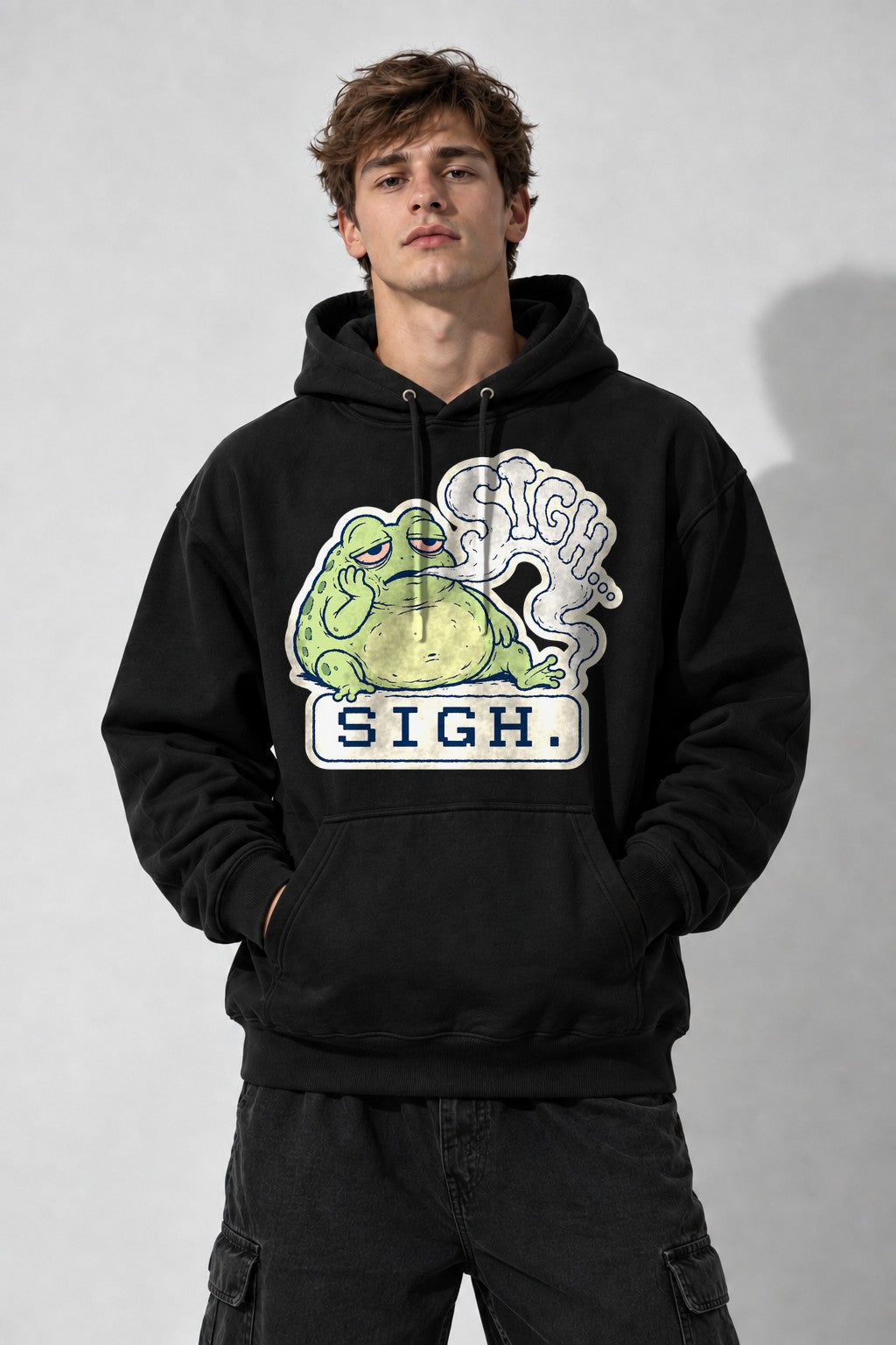 Sigh Frog - Black