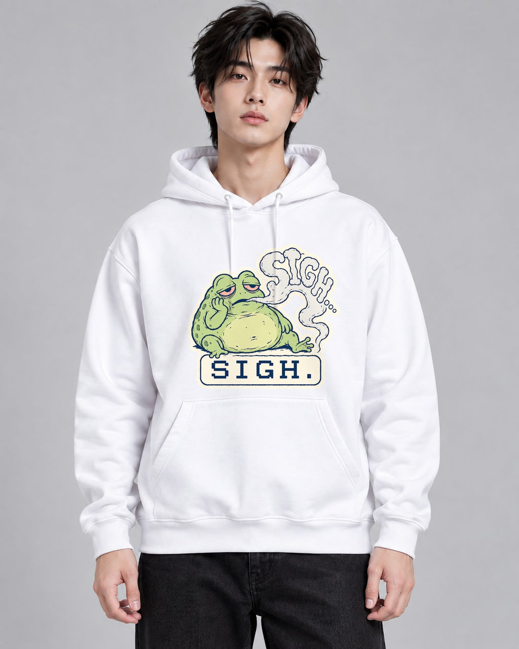 Sigh Frog - White