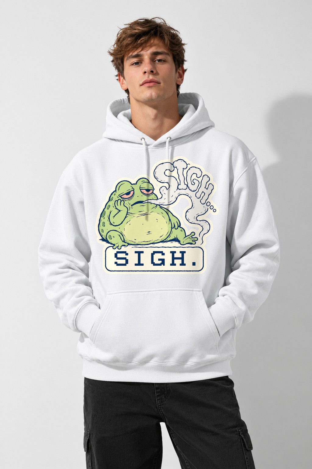 Sigh Frog - White