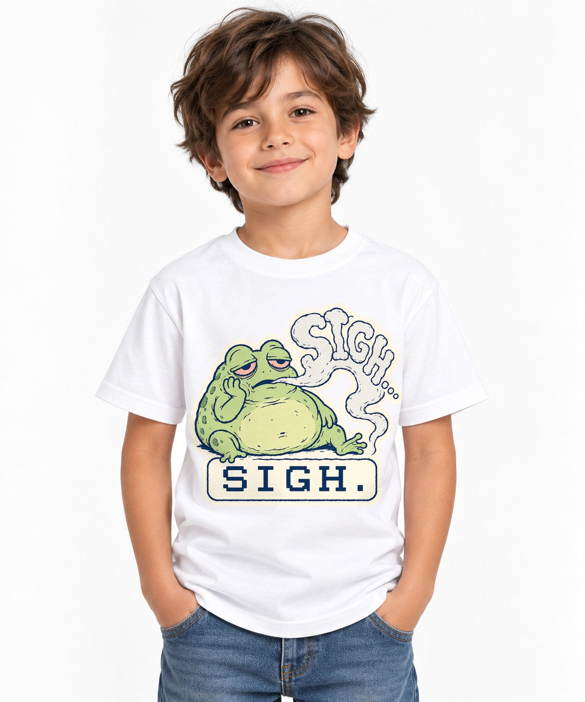 Sigh Frog - White