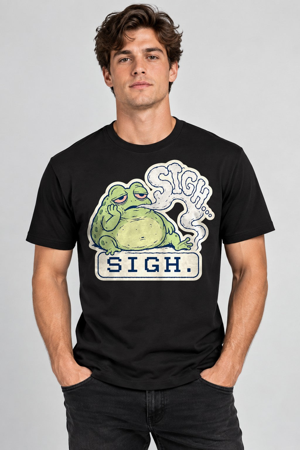 Sigh Frog - Black