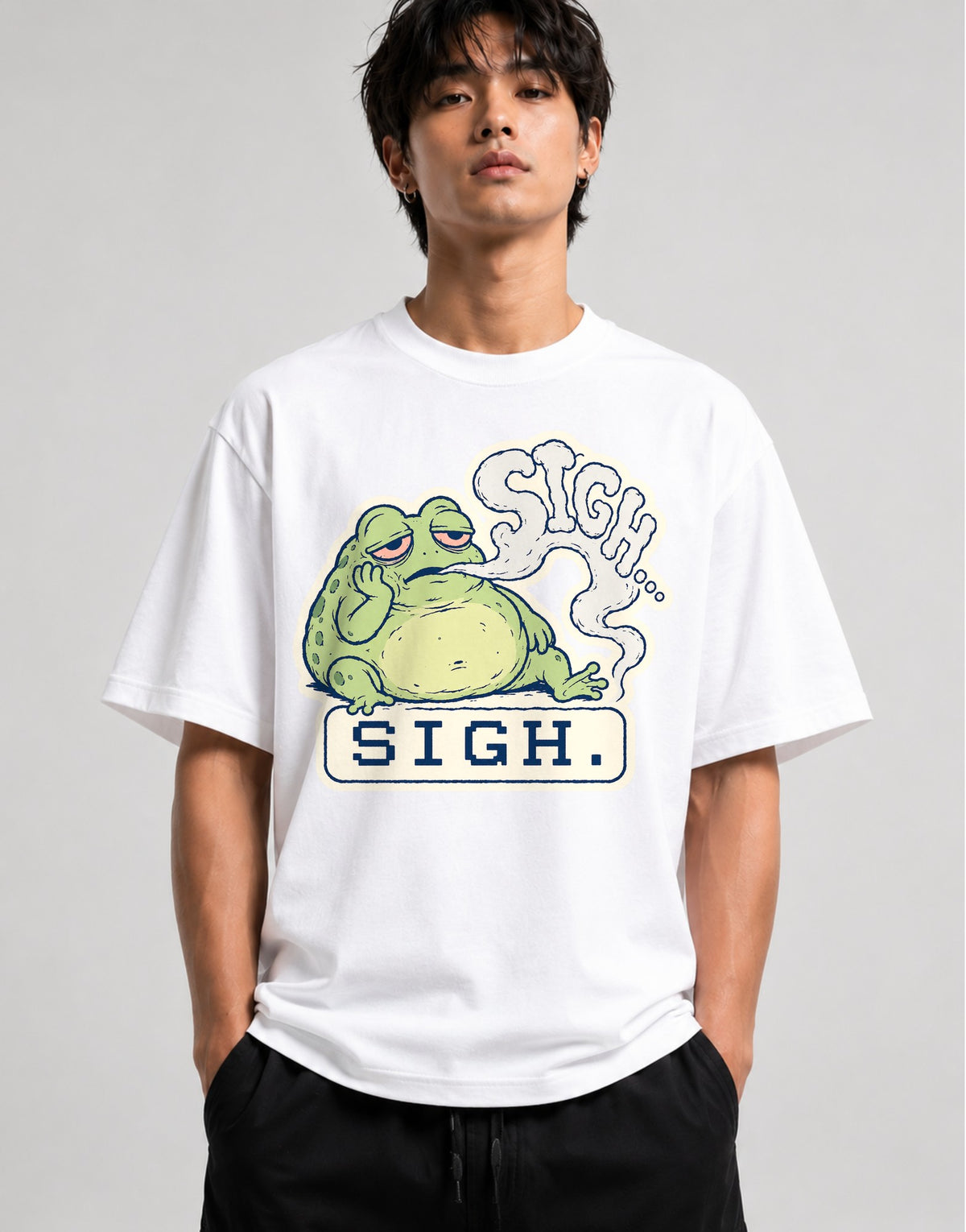 Sigh Frog - White