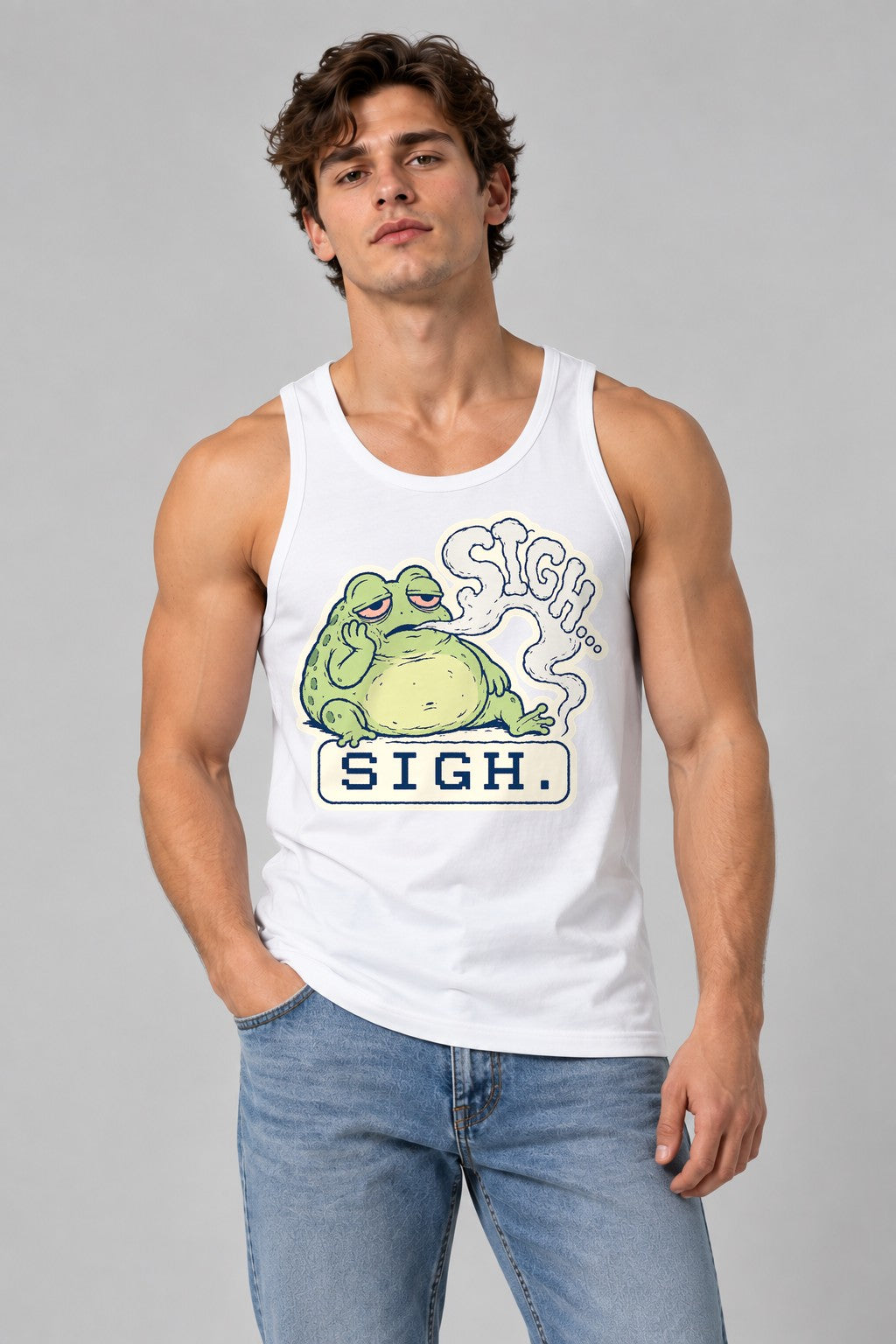 Sigh Frog - White
