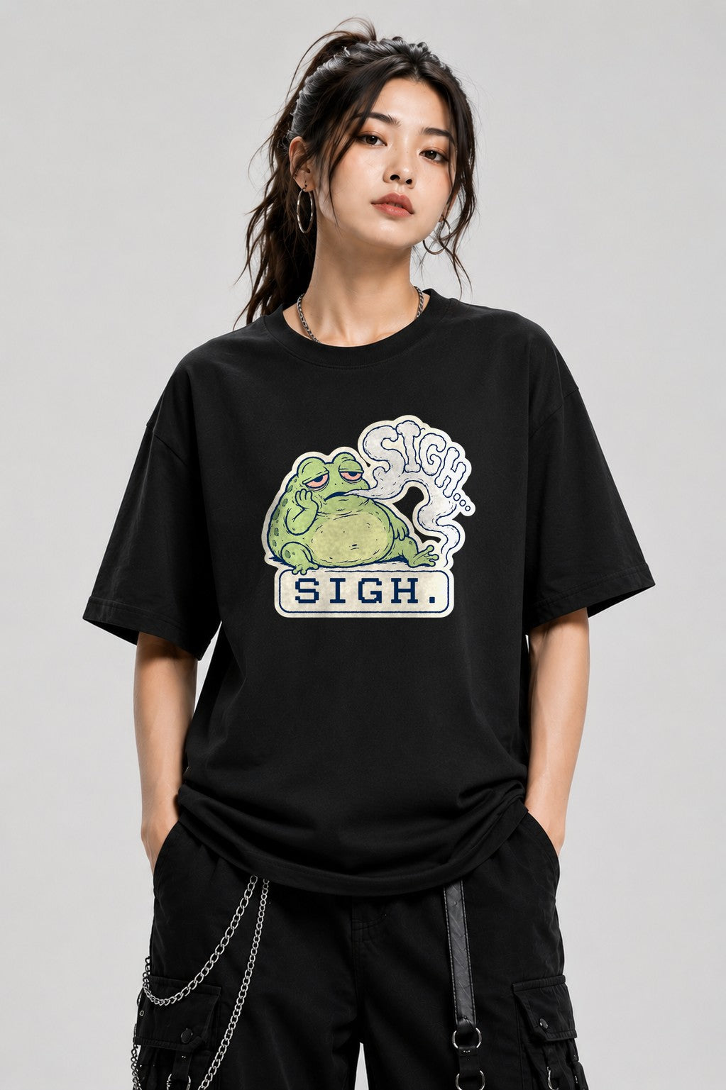 Sigh Frog - Black