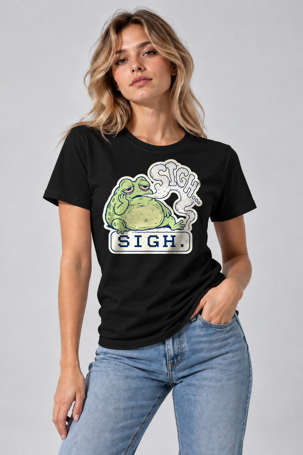 Sigh Frog - Black