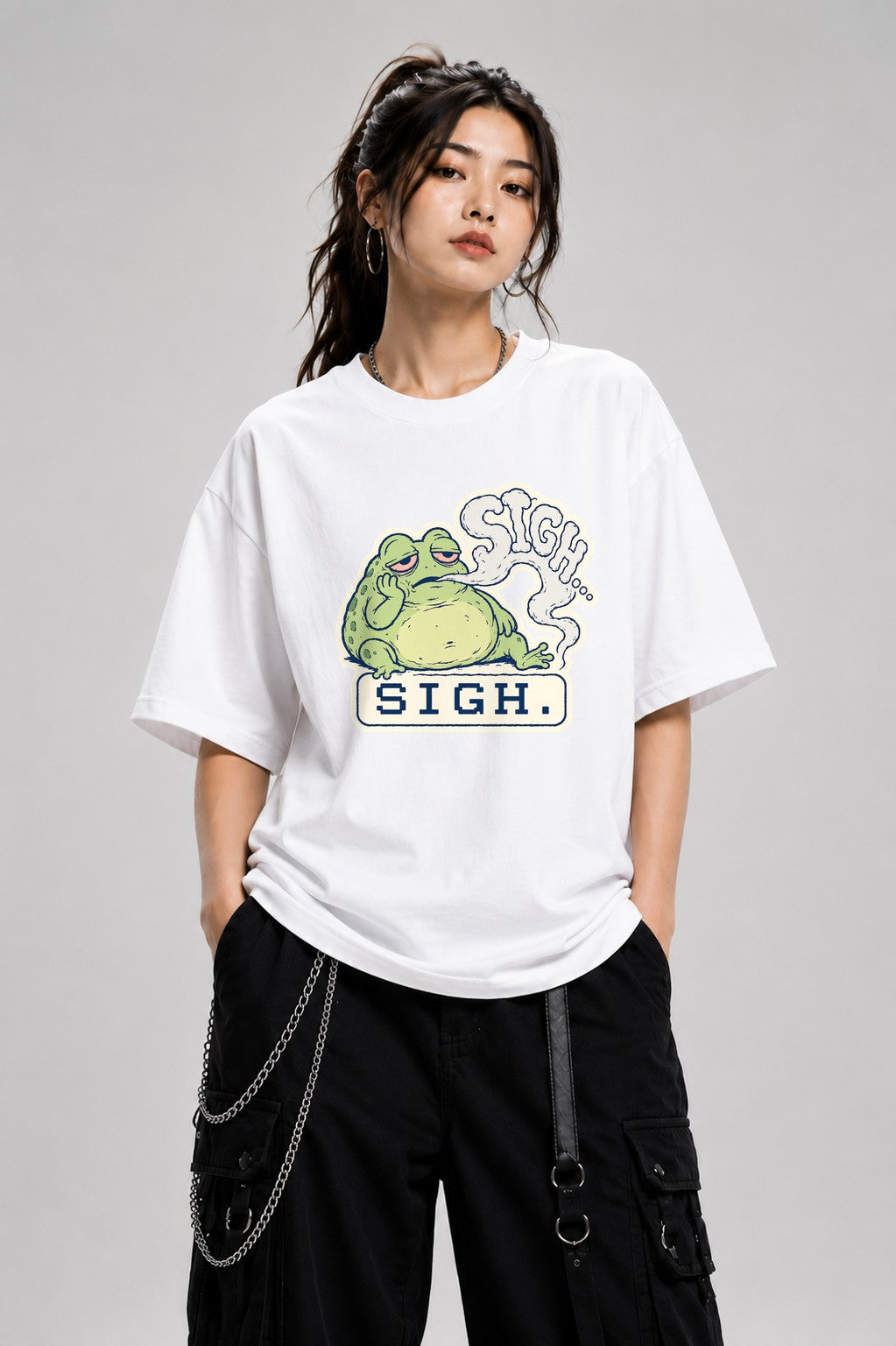 Sigh Frog - White
