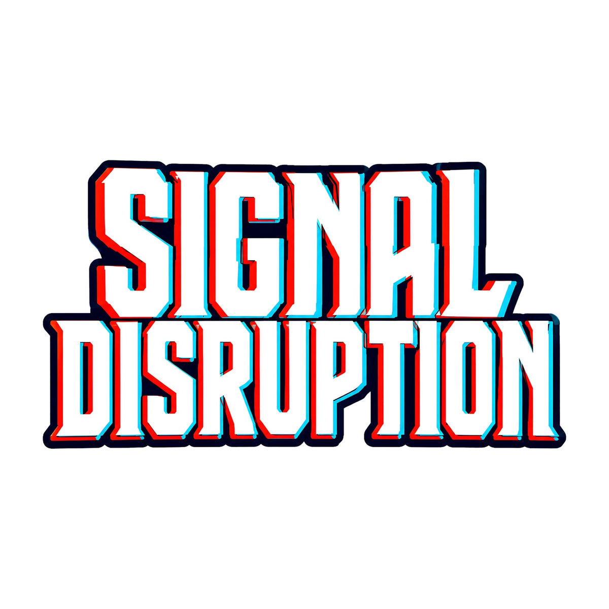 Signal Disruption Anaglyph