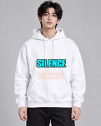 Silence Repeated Aesthetic Retro Cyb - White