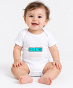 Silence Typography Graphic Tee - Bold Streetwear Statement Design - White