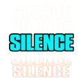 Silence Typography Graphic Tee - Bold Streetwear Statement Design