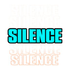 Silence Typography Graphic Tee - Bold Streetwear Statement Design