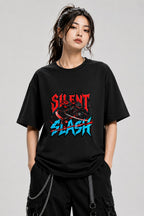 Silent Assassin Ninja Warrior Shirt - Urban Graffiti Style - Black