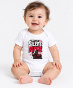 Silent Blade Samurai Helmet Graphic Tee - Japanese Warrior Art - White