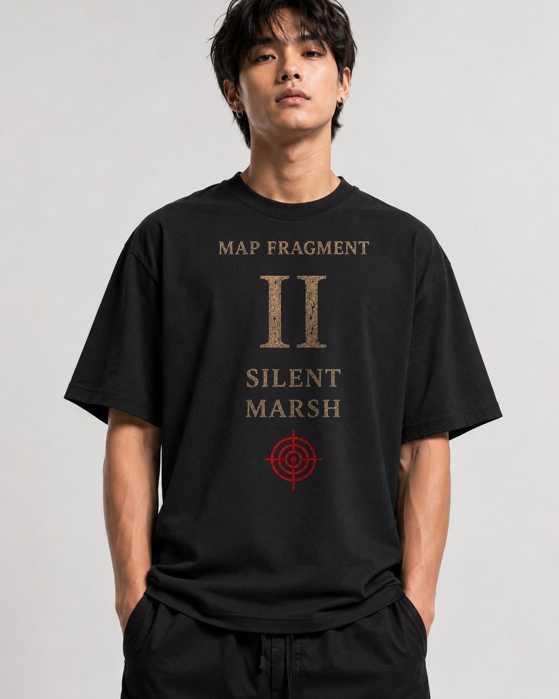 Silent Marsh Fragment - Black