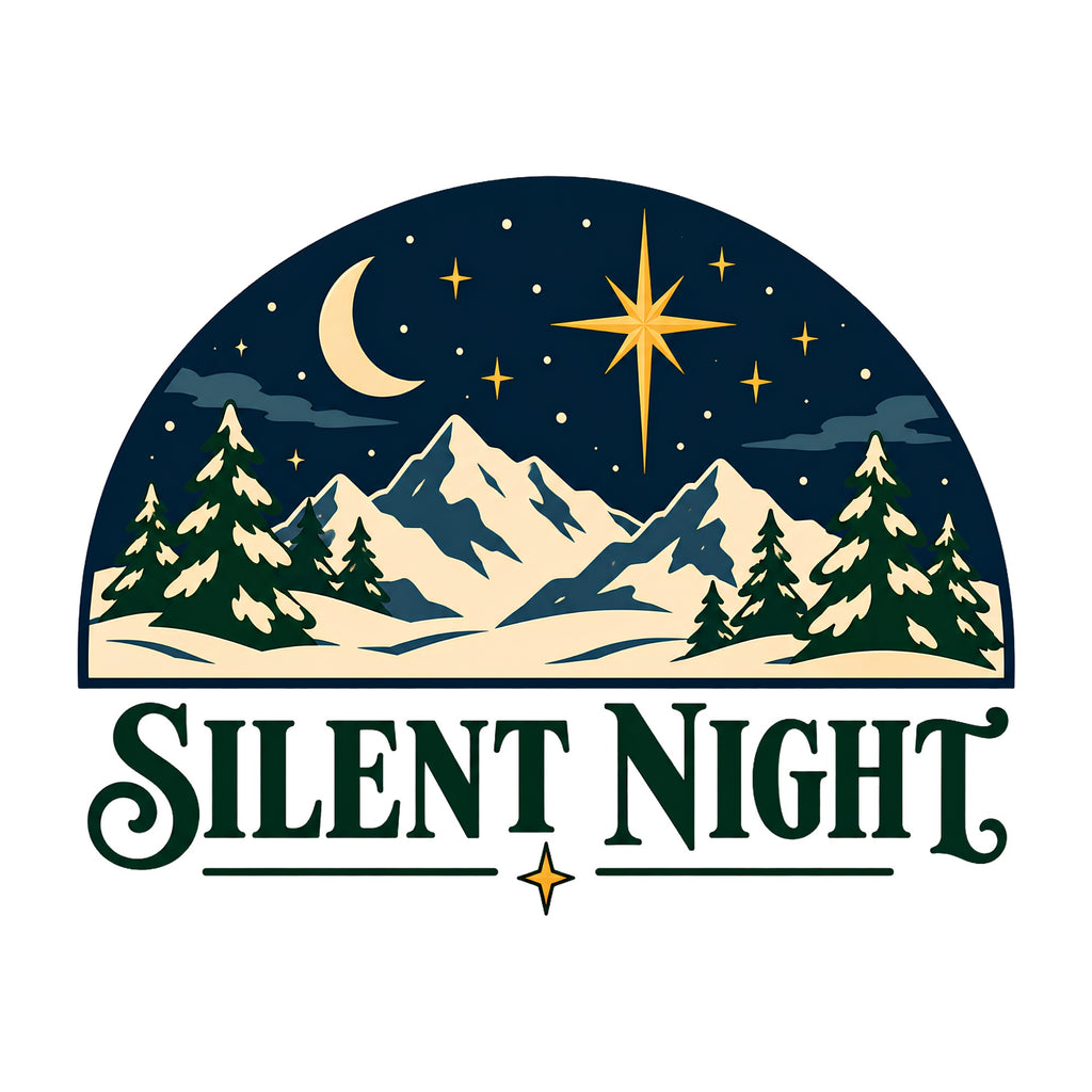 Silent Night Winter Scene