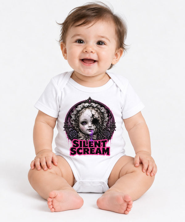 Silent Scream Doll - White