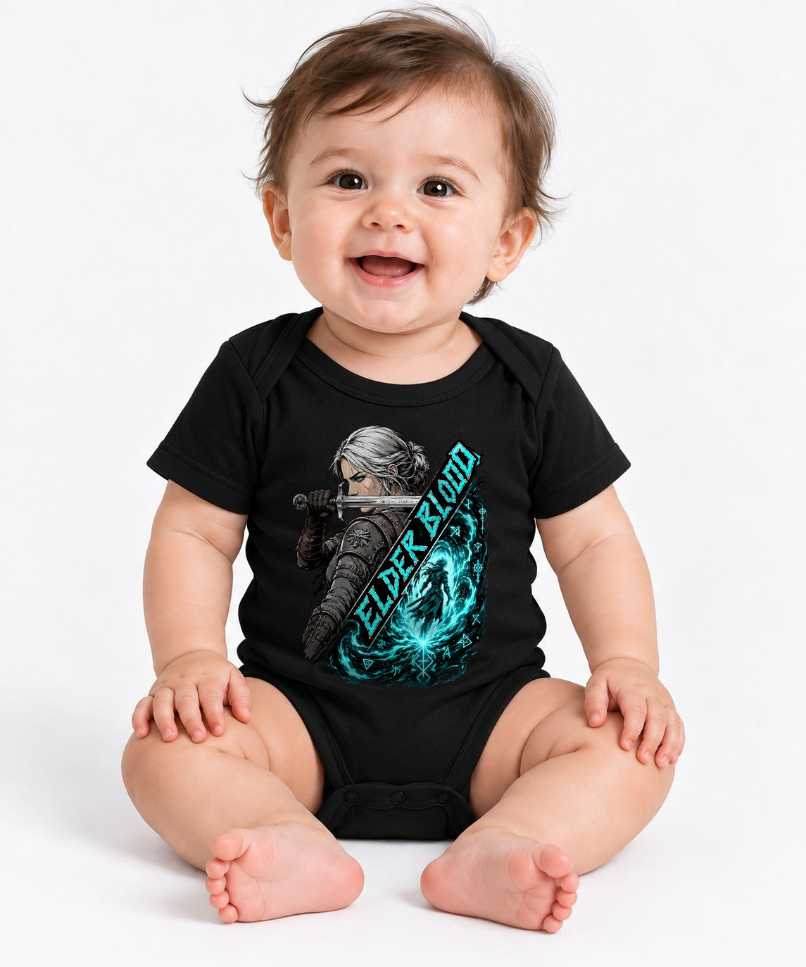 Silver Wolf Warrior - Black