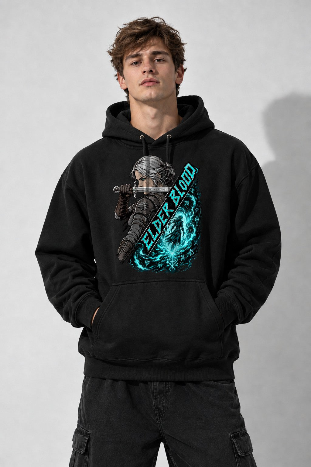 Silver Wolf Warrior - Black