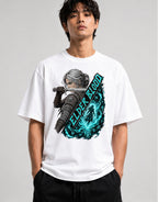 Silver Wolf Warrior - White