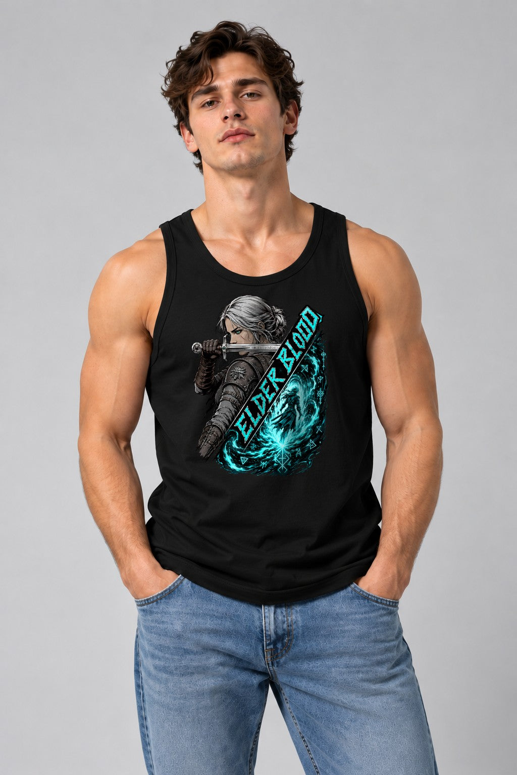 Silver Wolf Warrior - Black