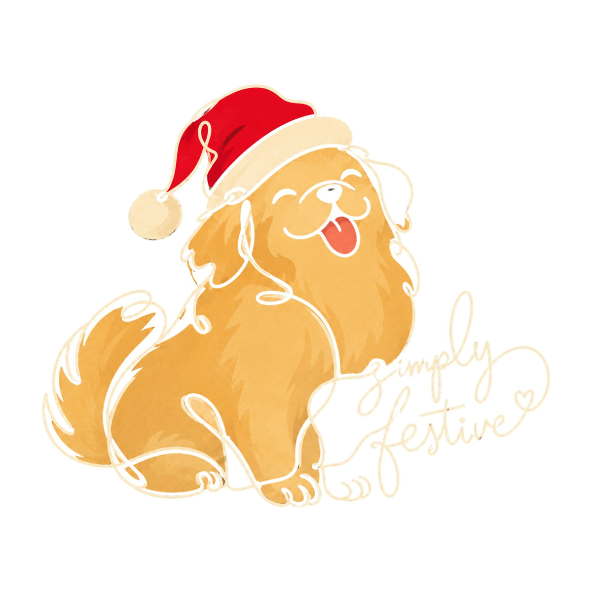 Simply Festive Dog