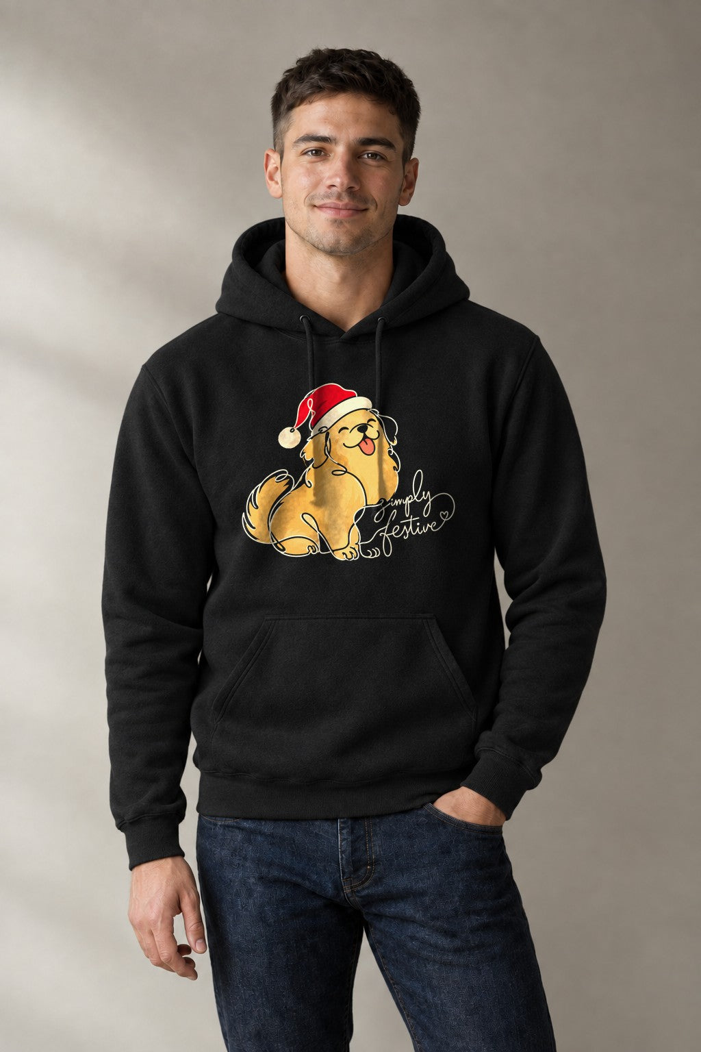 Simply Festive Dog - Black