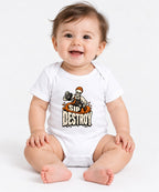 Sip & Destroy Skeleton Barista Graphic Tee - Coffee Lover Shirt - White